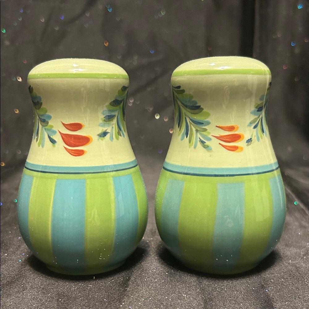 Colorful Ceramic Salt and Pepper Shakers
